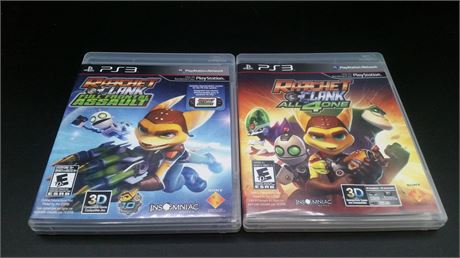 EXCELLENT CONDITION - COLLECTION OF TWO RATCHET & CLANK GAMES - PS3