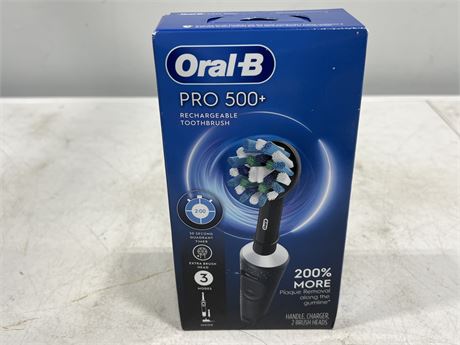 (NEW) ORAL B PRO 500+ TOOTHBRUSH