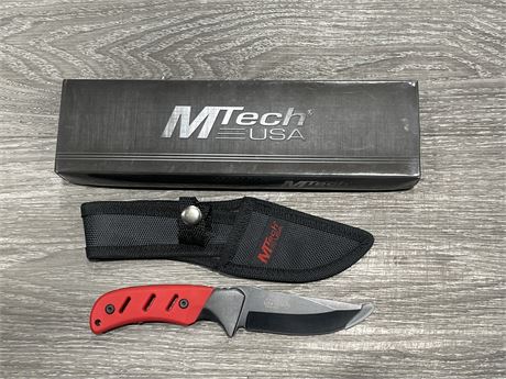 NEW MTECH KNIFE W/ SHEATH - 8” LONG