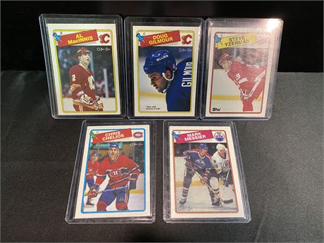 5 - 88’ NHL CARDS