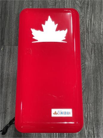 MOLSON CANADIAN LIGHT UP FRIDGE DOOR SIGN (14”X28”)