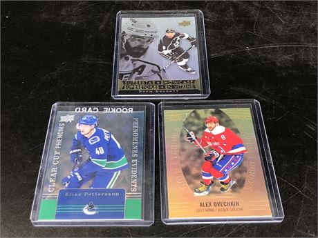 3 UPPER DECK TIM HORTONS NHL CARDS (OVECHKIN, ECT..)