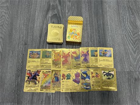 52 GOLD FOIL POKÉMON CARDS