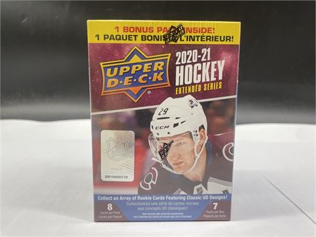 SEALED 2020-21 NHL EXTENDED SERIES UPPER DECK HOCKEY CARD BOX