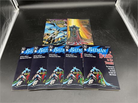 7 BATMAN COMICS (5DUPLICATES)