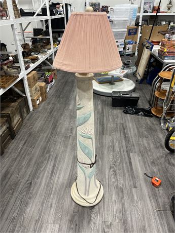 DECORATIVE VINTAGE LAMP (62” tall)