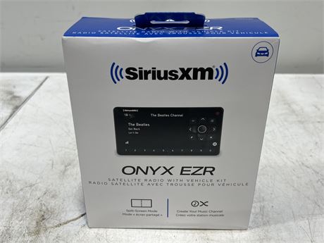 (NEW) SIRIUSXM ONYX EZR SATELLITE RADIO W/VEHICLE KIT