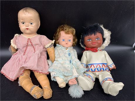 3 RELIABLE BRANDED DOLLS