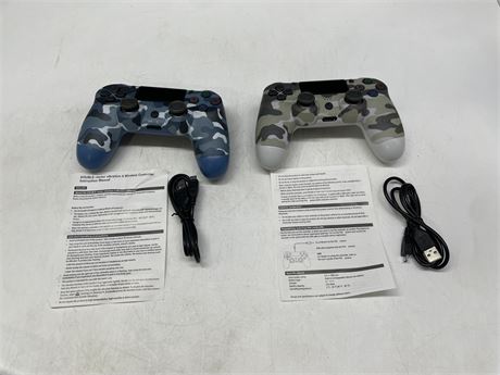 2 NEW 3RD PARTY PS4 CONTROLLERS