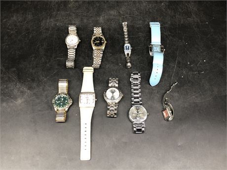LOT OF WATCHES (SOME REPLICAS)