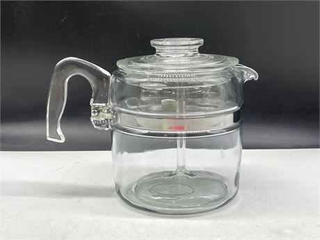 NEW OLD STOCK VINTAGE PYREX COFFEE POT