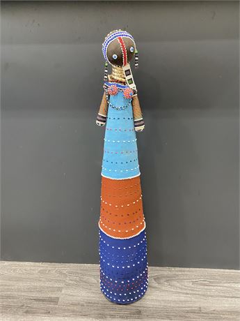 VINTAGE AFRICAN DECORATION (3ft tall)
