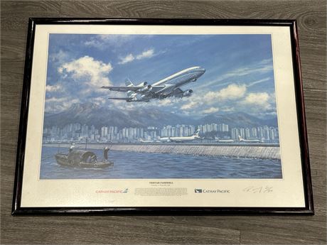 SIGNED/NUMBERED TRISTAR FAREWELL PRINT - 30” X 22”