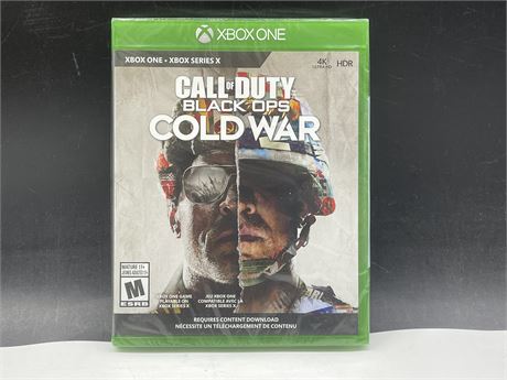 SEALED - CALL OF DUTY BLACK OPS COLD WAR - XBOX SERIES X / XBOX ONE