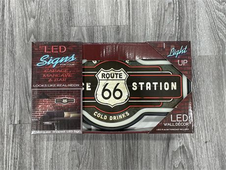 NEW 17” LED ROUTE 66 SIGN