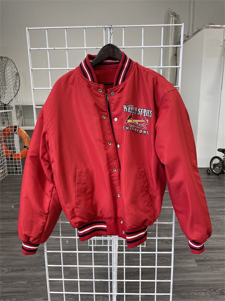 Urban Auctions - 06’ WORLD SERIES ORIGINAL CARDINALS REVERSIBLE JACKET ...