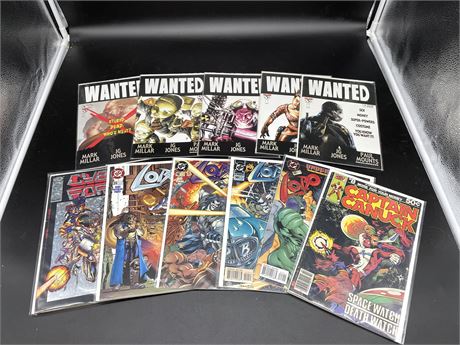 MISC WANTED/LOBO/OTHERS COMICS
