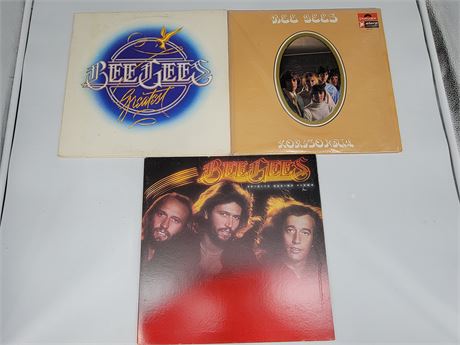 3 BEE GEES RECORDS (good condition)