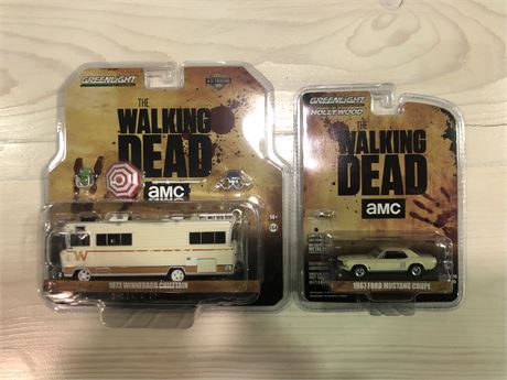 (NEW) 2 WALKING DEAD COLLECTABLE TOYS (Greenlight)