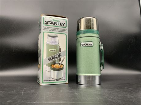 2 STANLEY WIDE MOUTH VACUUM FLASKS