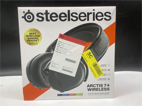 IN BOX ARCTIS 7+ 2021 WIRELESS HEADSET (MISSING USB-C CHARGER)