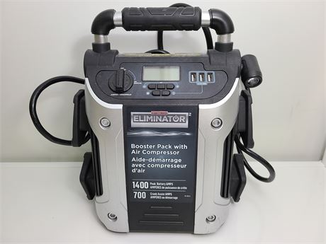 MOTO MASTER ELIMINATOR BOOSTER PACK WITH AIR COMPRESSOR