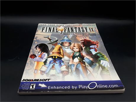 FINAL FANTASY IX STRATEGY GUIDE - VERY GOOD CONDITION