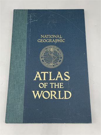1981 NATIONAL GEOGRAPHIC ATLAS OF THE WORLD (12”X18”)