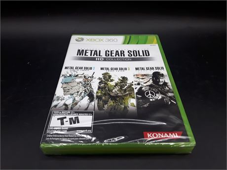 SEALED - METAL GEAR SOLID HD COLLECTION - XBOX360