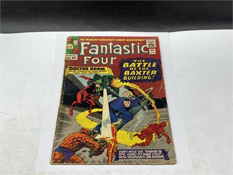 FANTASTIC FOUR #40 - LOW GRADE, HAS TAPE ON SPINE