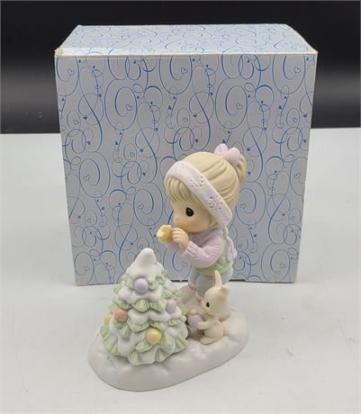 PRECIOUS MOMENTS LIMITED EDITION HAND PAINTED DECORATION JOY & PEACE FIGURE