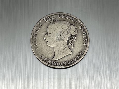 CANADIAN 50 CENT 1888 COIN