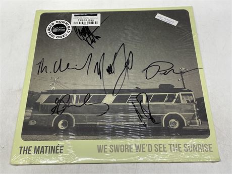 SEALED - THE MATINÉE - WE SWORE WE’D SEE THE SUNRISE AUTOGRAPHED