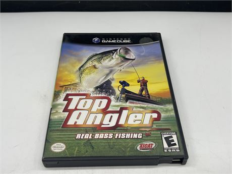 NINTENDO GAMECUBE - TOP ANGLER REAL BASS FISHING - CIB