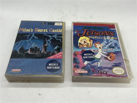 2 NES GAMES W/CASES