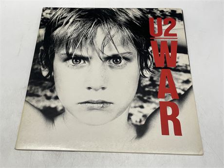 U2 OG CANADIAN 1983 PRESS - WAR W/ ISLANDS RECORDS LABEL - EXCELLENT (E)