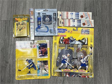 7PCS OF NEW NHL COLLECTOR ITEMS