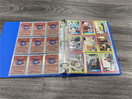BINDER OF 1989 TOPPS BACK TO THE FUTURE CARDS