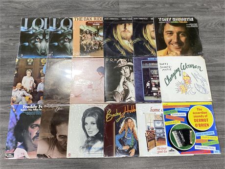 LOT OF 18 SEALED RECORDS - 2 DUPLICATES