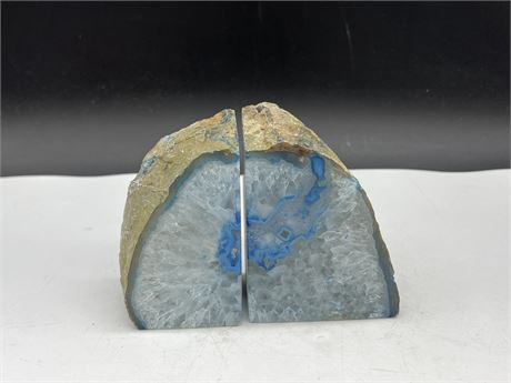 AGATE BOOKENDS - 5”
