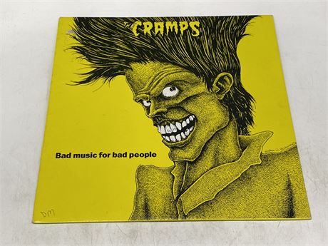 THE CRAMPS - BAD MUSIC FOR BAD PEOPLE - EXCELLENT (E)