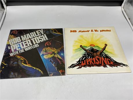 2 BOB MARLEY RECORDS - EXCELLENT (E)