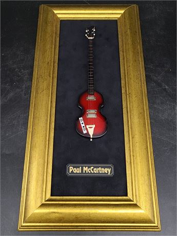 PAUL McCARTNEY MINI GUITAR (18"x8.5”)