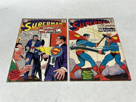 SUPERMAN #198 & #196