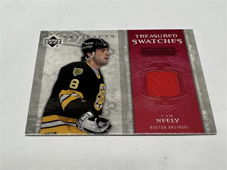 CAM NEELY JERSEY CARD UD ARTIFACTS #86/100