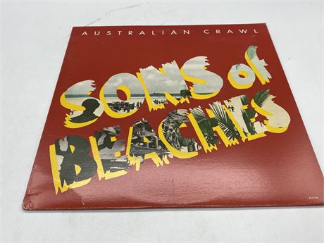 AUSTRALIAN CRAWL - SONS OF BEACHES - VG+