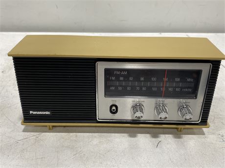 VINTAGE PANASONIC RADIO (12” wide)