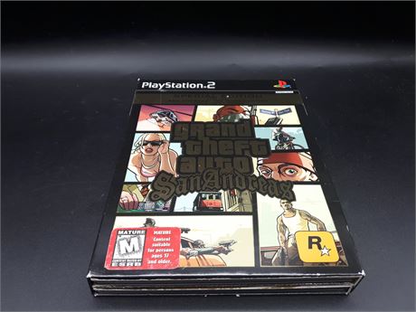 GRAND THEFT AUTO SAN ANDREAS - SPECIAL EDITION - EXCELLENT CONDITION - PS2