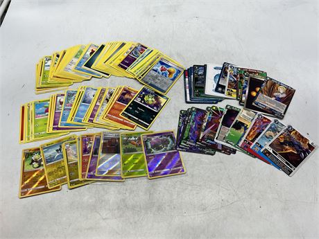 LOT OF POKEMON CARDS & OTHER COLLECTOR CARDS