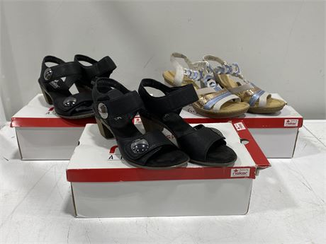 3 PAIRS OF NEW WOMENS SHOES - SIZE 7